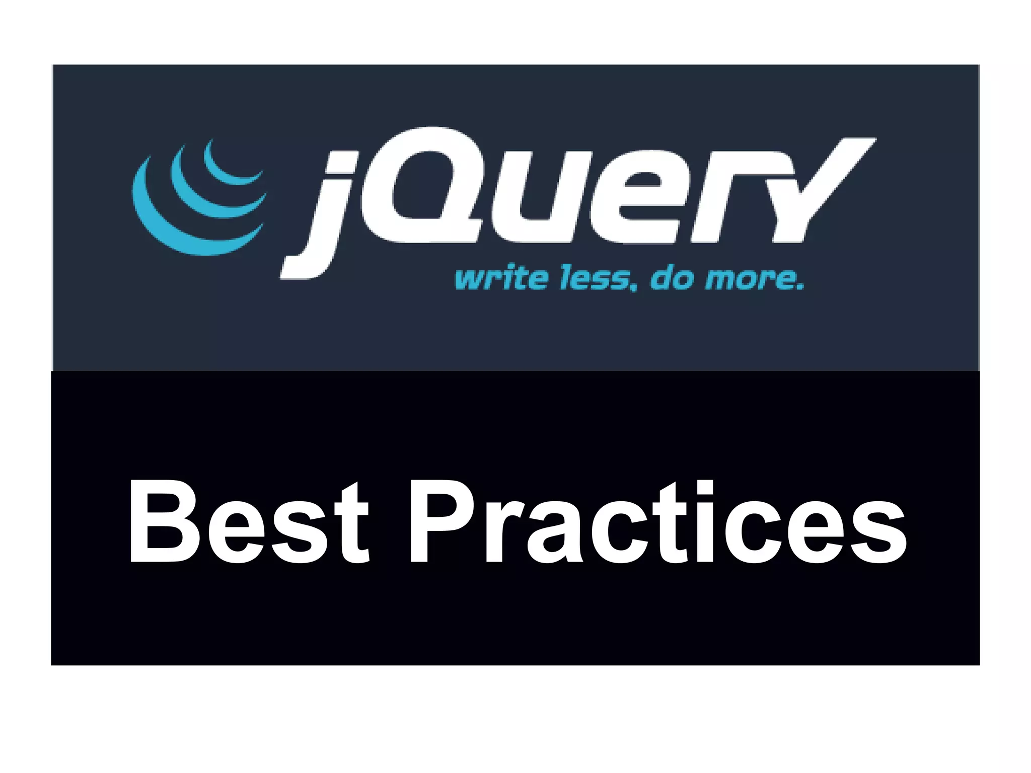 Best Practices 