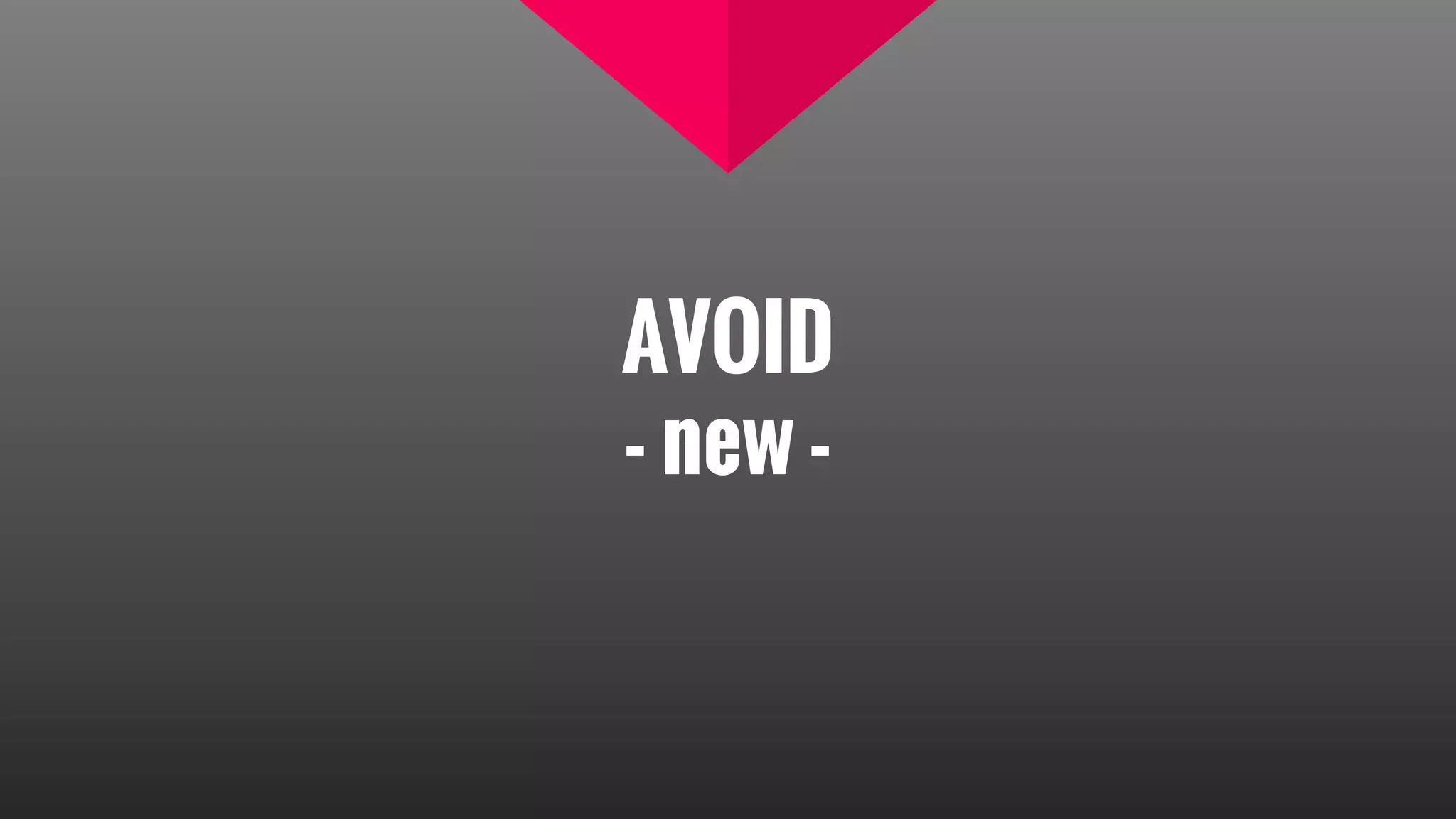 AVOID - new - 
