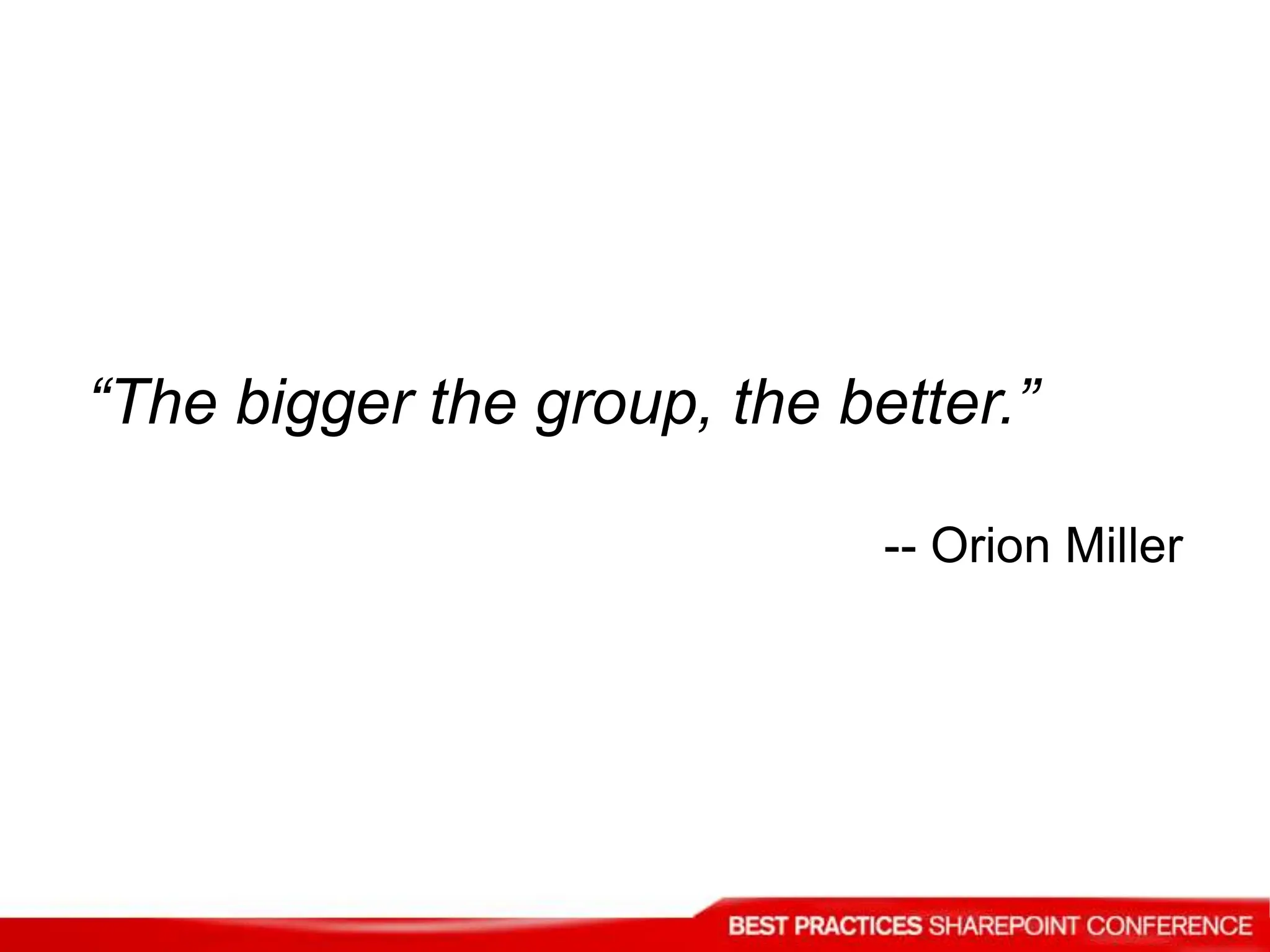 “…. group sharing common characteristics or interests”-- Dictionary.com