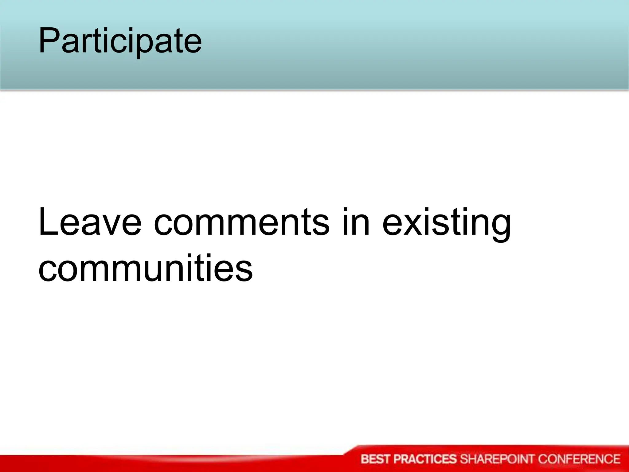 Types of CommunitiesExternal        Internal 