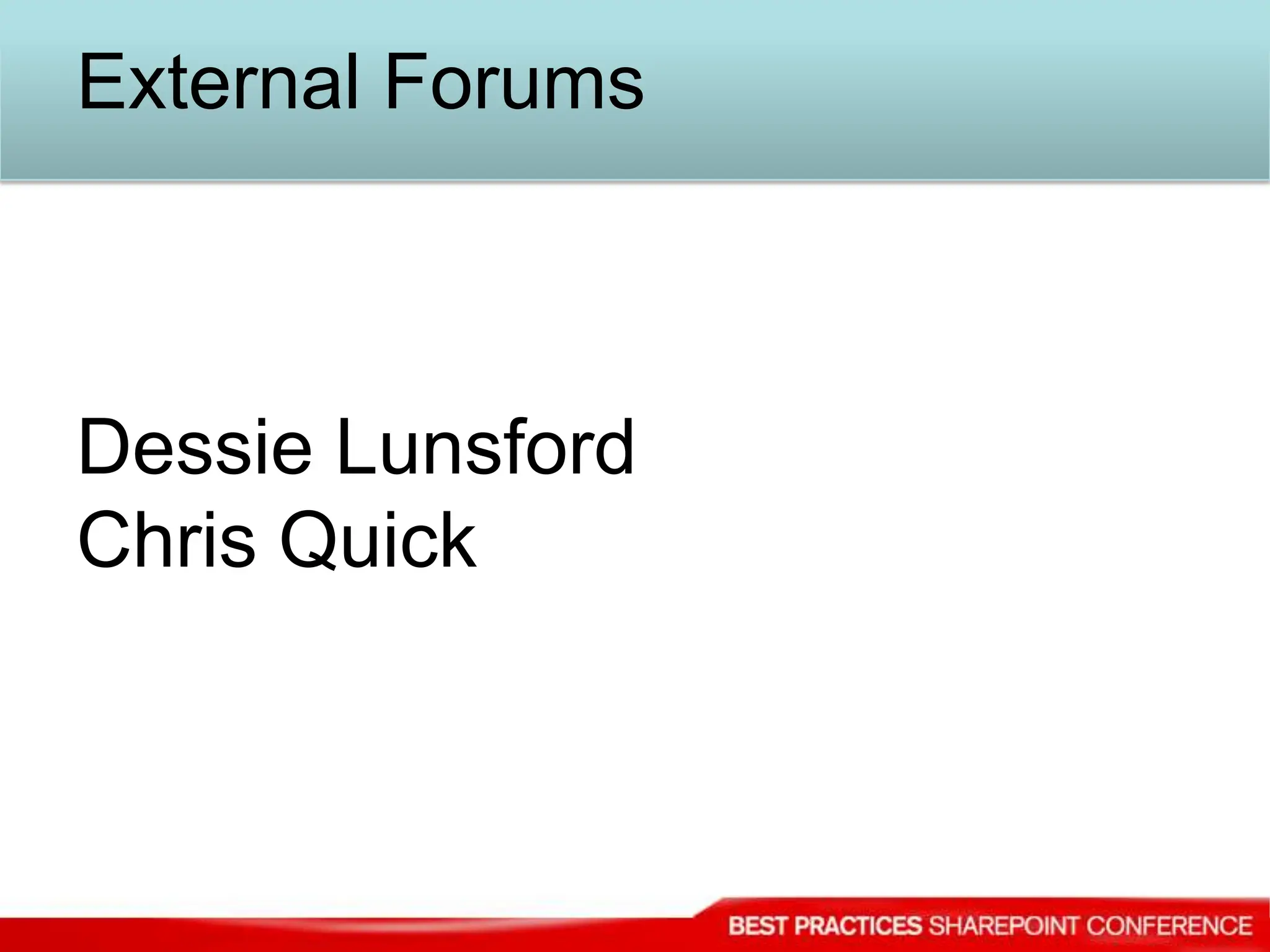 Building Blocks of a CommunityFinding and Nurturing Followers