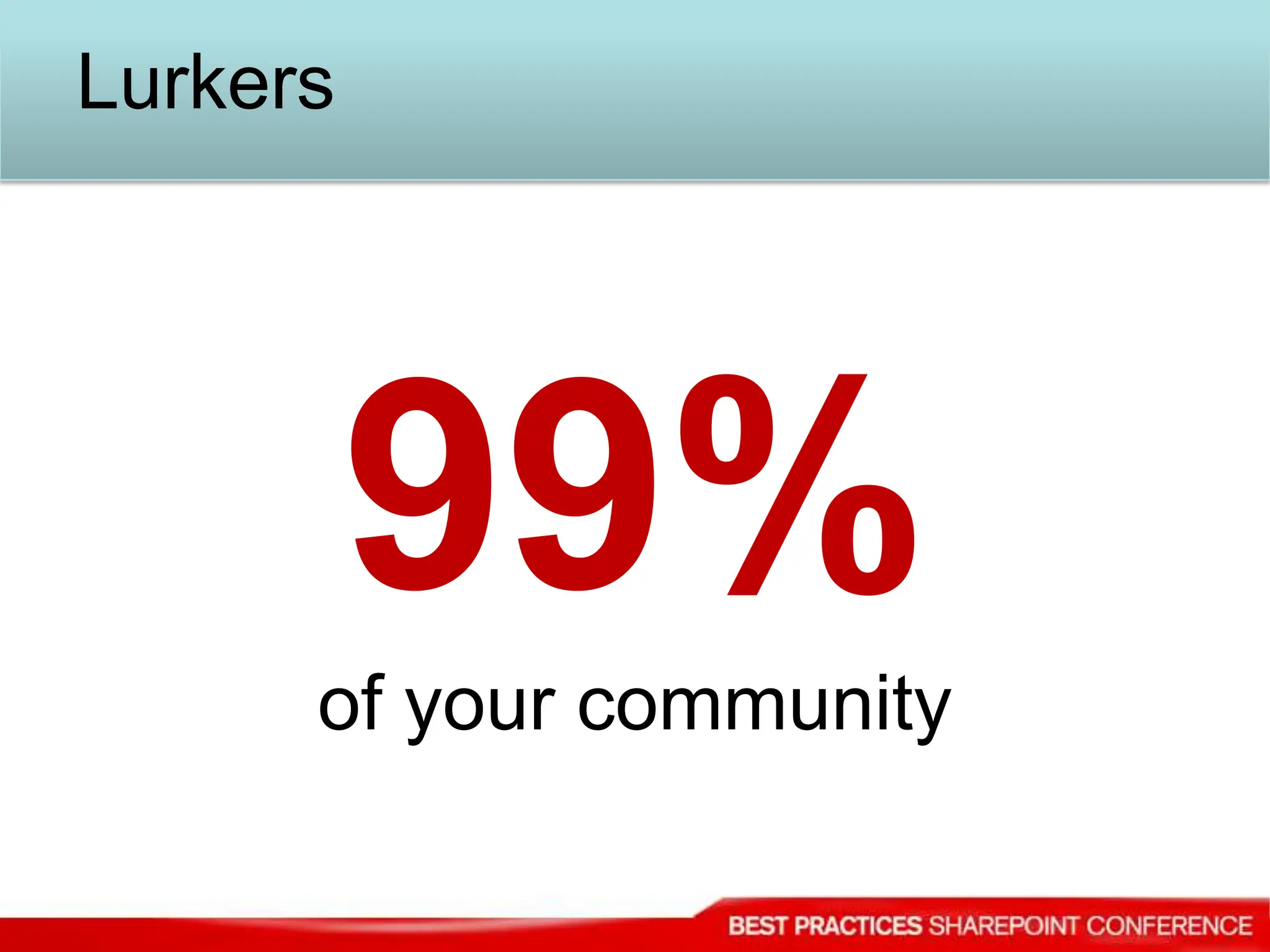 ParticipateJoin events as a speakerSharePoint Saturdays	Local User Group