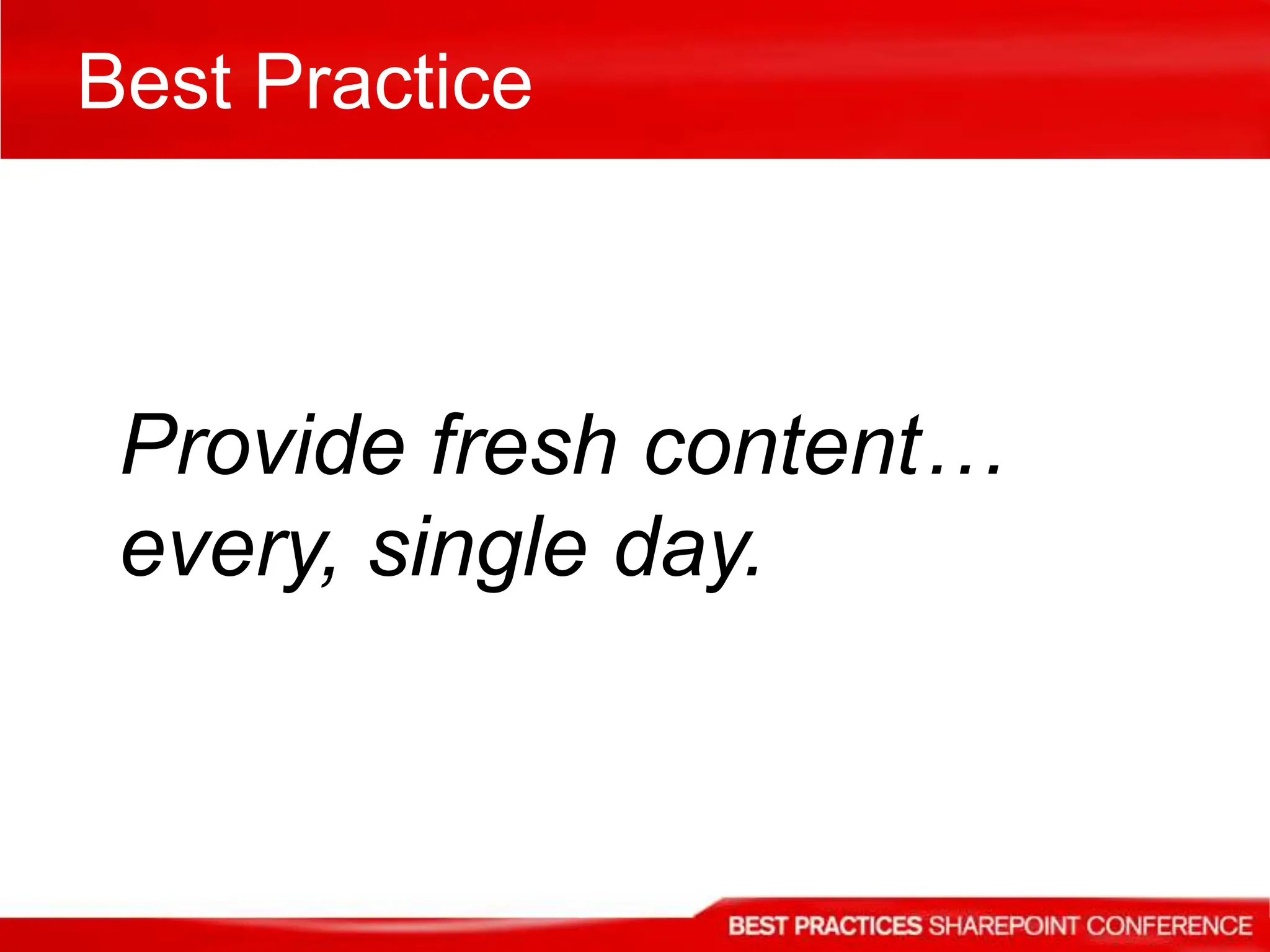 Worst PracticesWhen Building Community