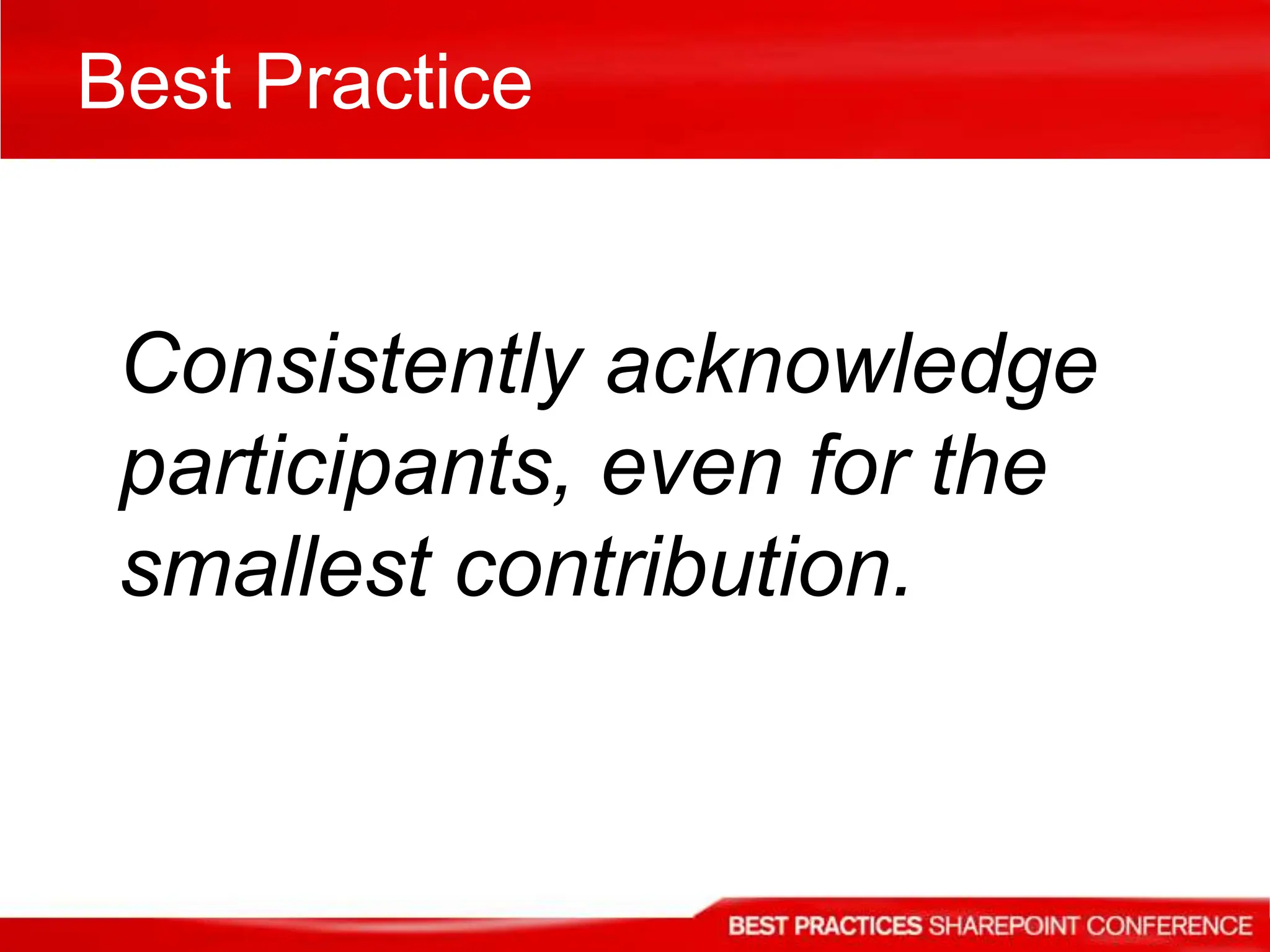 Worst PracticeBuild it and they will come