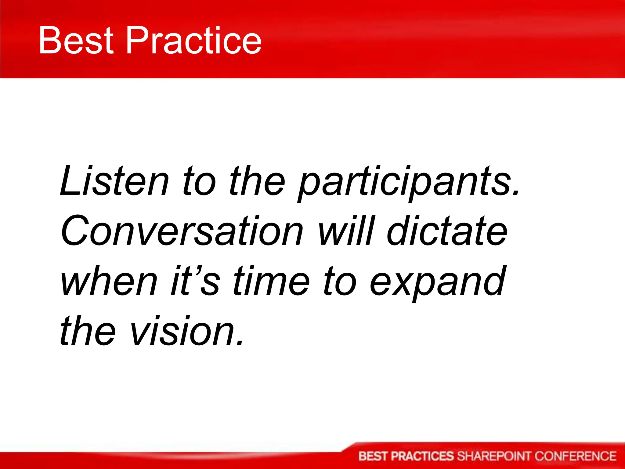 Provide new content…Worst Practiceonce a week