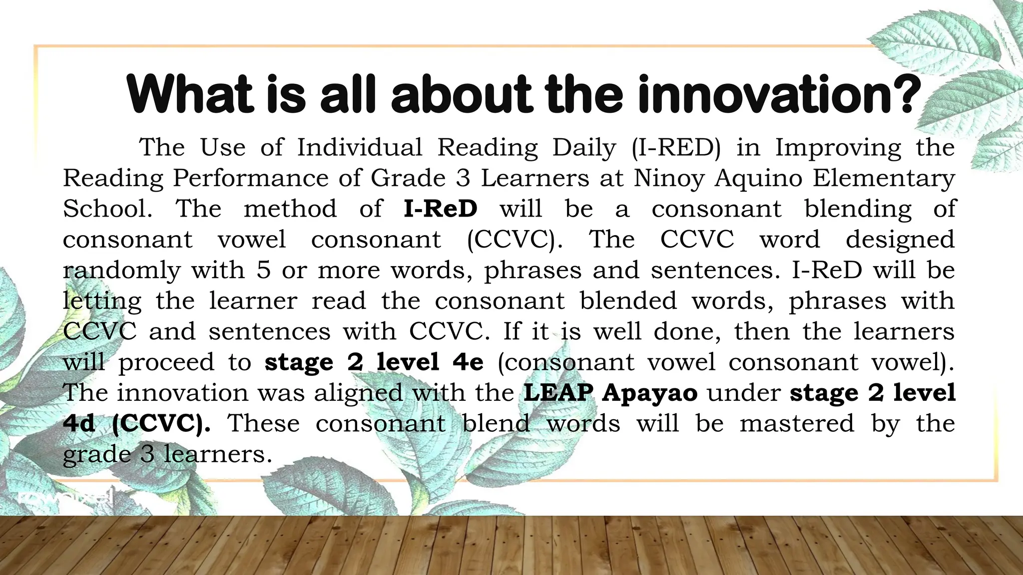 the BEST PRACTICES of Ninoy Aquino Elementary School | PPTX