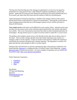 Best practices web based reporting | PDF