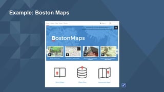 Example: Boston Maps
 