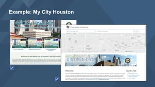 Example: My City Houston
 