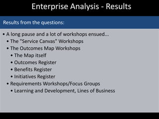 Enterprise Analysis - Results