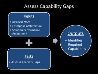 Assess Capability Gaps7