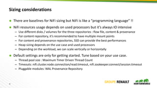 Best practices and lessons learnt from Running Apache NiFi at Renault Slide 30