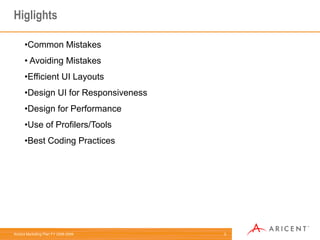 2HiglightsCommon Mistakes