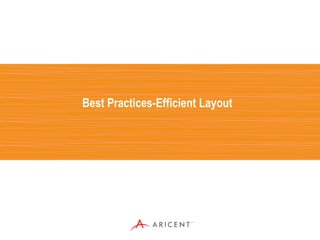 8Common Mistakes(Android)- Which we should not do Usage of Pixels in Layout Attributes.Don’t:layout_width = “100px” or layout_width = “100”Do:layout_width = “100dp” or use wrap_contentSuggestion:One should use dpi.e density independent pixels or should use wrap_content  or fill_parent.One can use sp for FontSize and dp if  you do not want to allow the user to scale the text.\Usage of Absolute Layout 9Common Mistakes(Android)- Which we should not do Allocate objects in User interface loops.Don’t:If you allocate objects in a user interface loop, you will force a periodic garbage collection, creating "hiccups" in the user experience.Suggestion:Allocations should be done beforehand and should never be done in any loop or  in any OnDraw() method as this operation is very expensive.