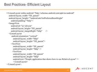 11Best Practices- PerformanceAvoid Creating Objects 