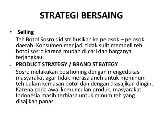 best practice scm pt sinar sosro best practice scm pt sinar sosro
