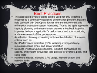 Best Practices for Applications Performance Testing | PPT