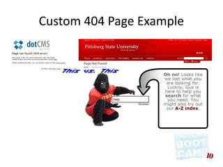 Custom 404 Page Example
 