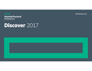 #HPEDiscover
 