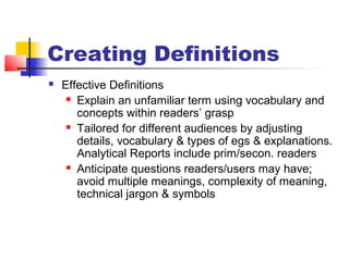 Best Practices for Creating Definitions in Technical Writing and ...