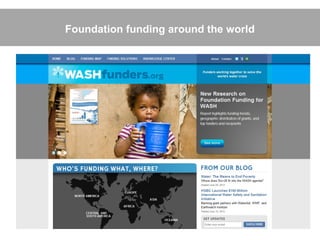Foundation funding around the world
 