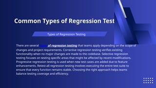 Best Practices for Effective Regression Testing in Modern Development ...