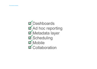 The functional checklist 
The functional checklist 
 