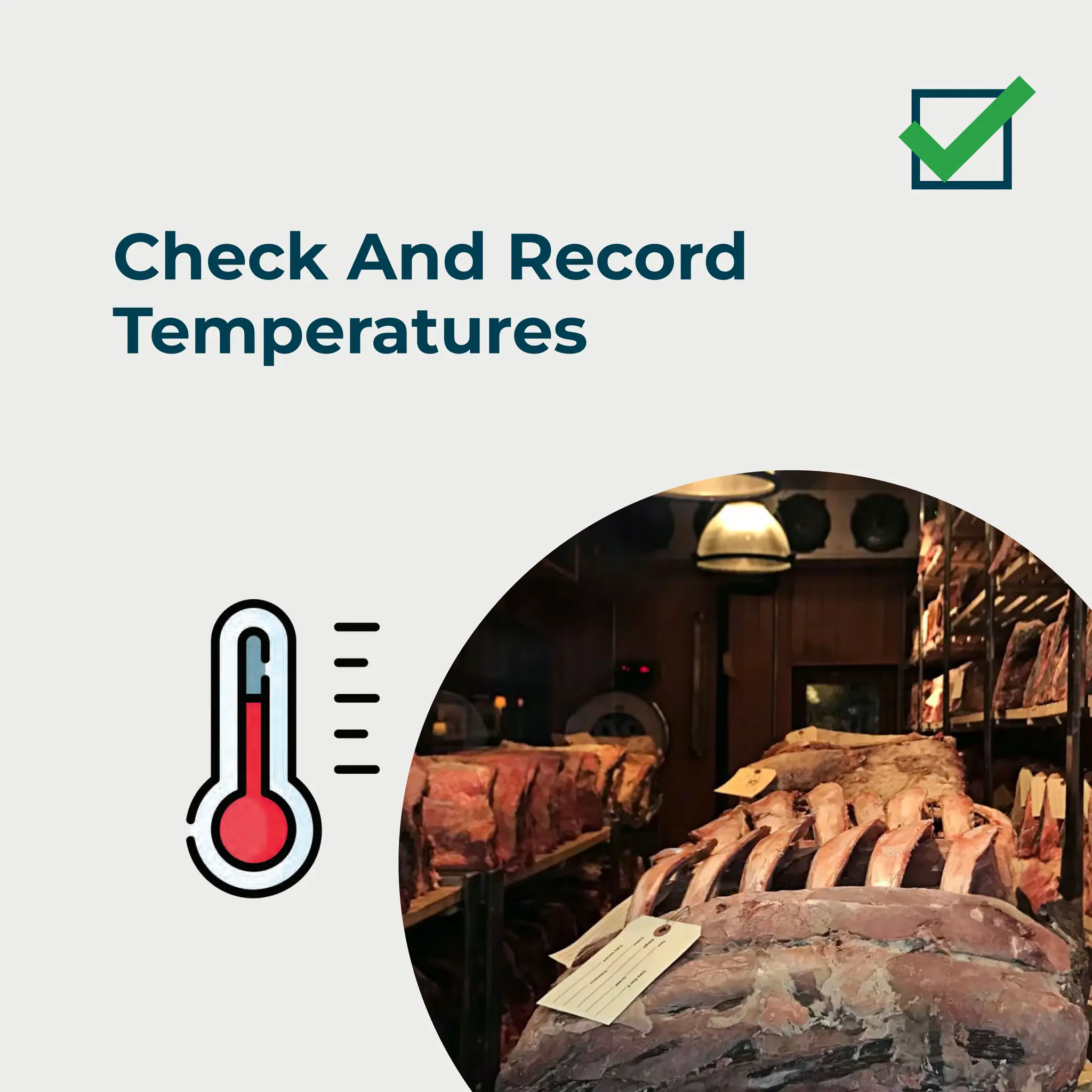 Check And Record
Temperatures
 