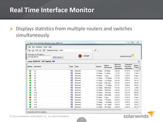 Solarwinds Interface Switch Router Best Practices for Getting the Most out of SolarWinds Engineer’s ...
