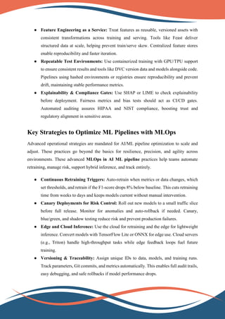 Best Practices for Integrating MLOps in Your AI_ML Pipeline | PDF