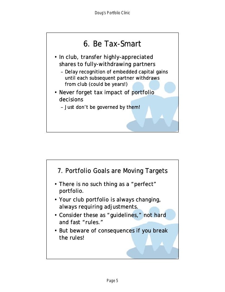 best practices for investment club portfolio management