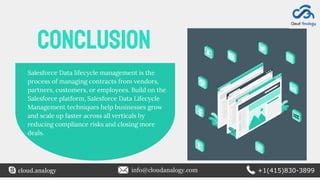 Best Practices For Salesforce Data Lifecycle Management | PPTX