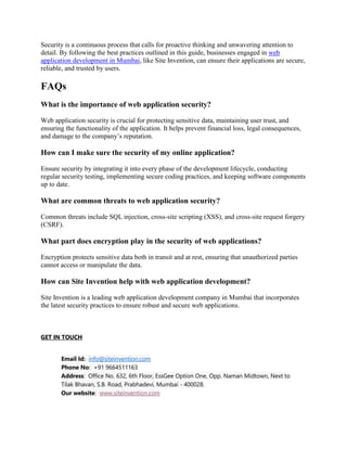 Best Practices for Secure Web Application Development by Site Invention.pdf