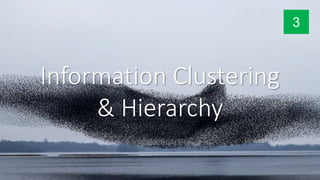 Information Clustering
& Hierarchy
3
 