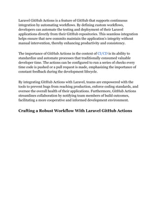 Best Practices for Using Laravel GitHub Actions (1).pdf