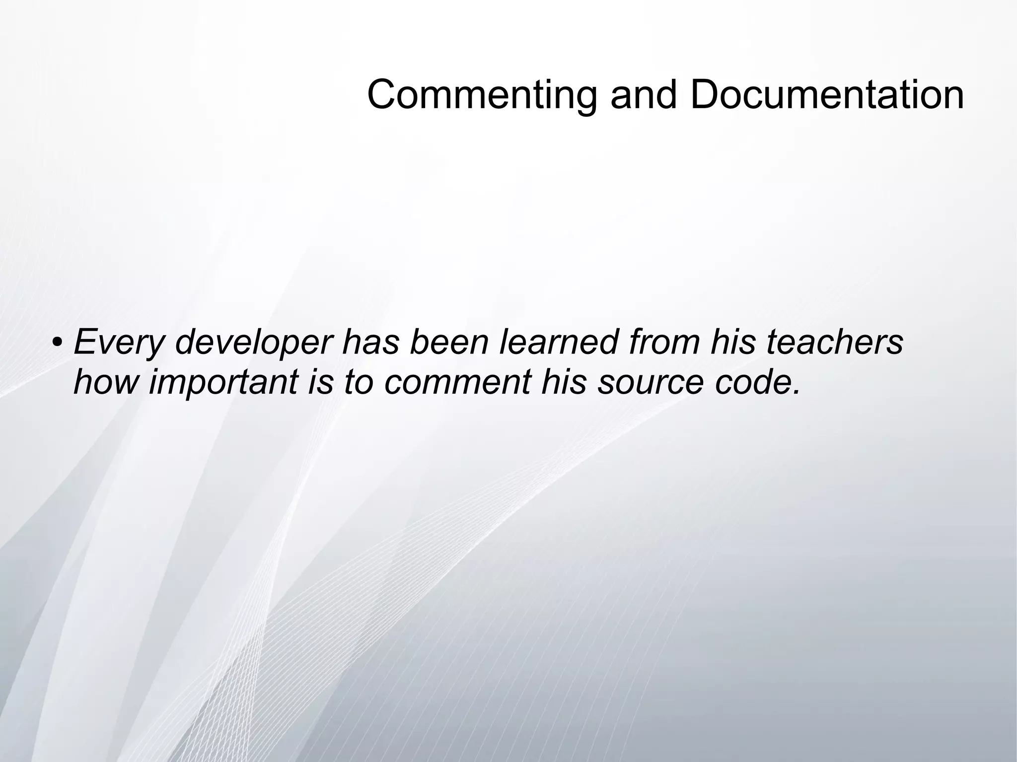 Best Practices For Writing Super Readable Code | PPT
