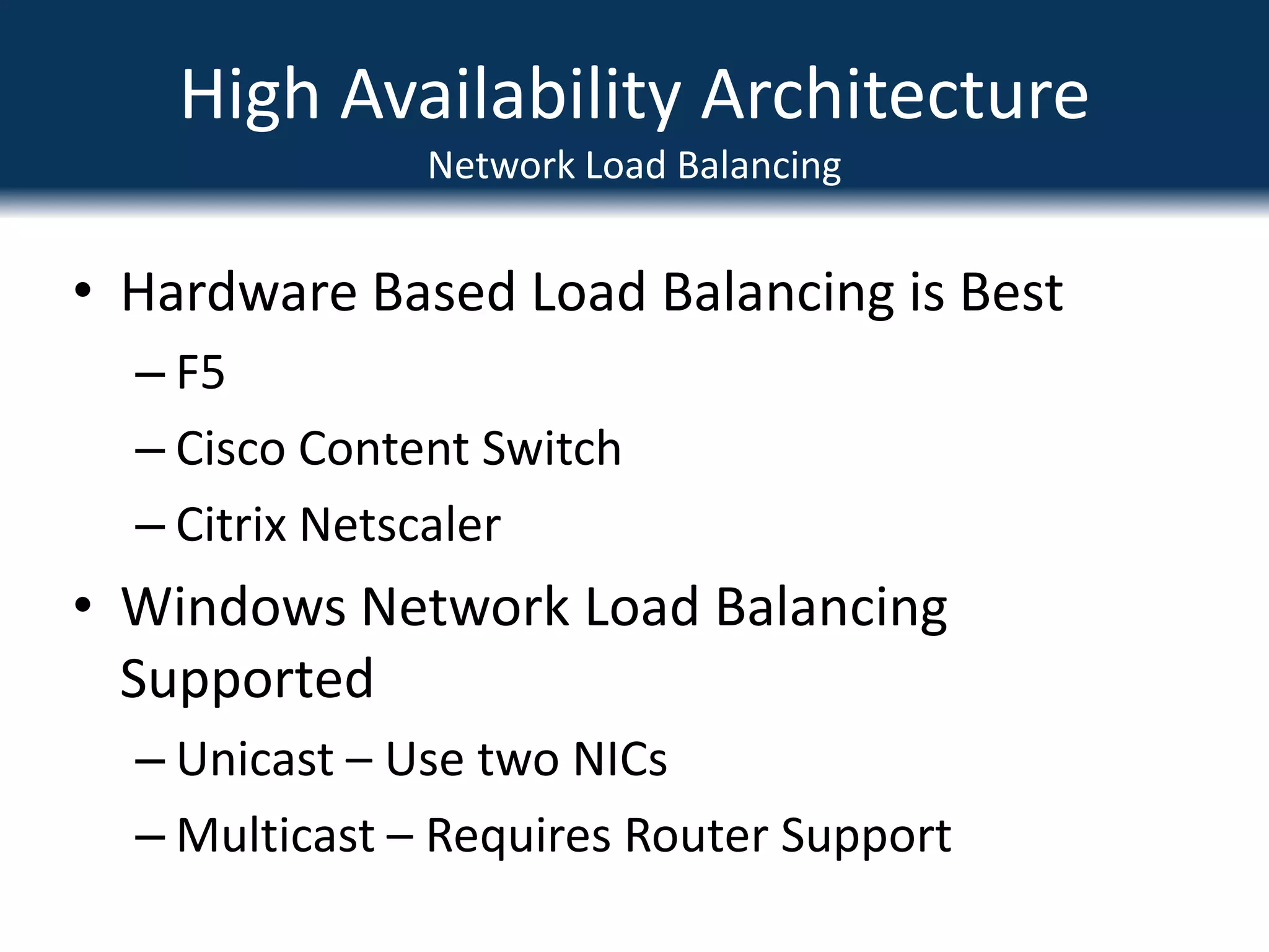 Multiple farm support, with DBs for all farms on the SQL cluster