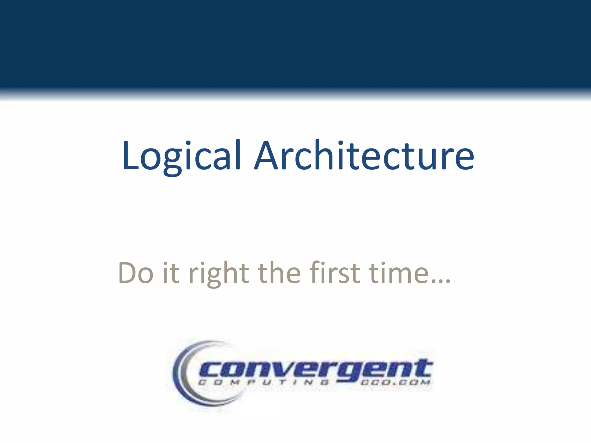 High Availability Architecture Database Mirroring – Single Site OptionSingle SiteSynchronous ReplicationUses a SQL Witness Server to Failover AutomaticallyMirror all SharePoint DBs in the FarmUse a SQL Alias to switch to Mirror Instance