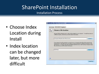 SharePoint InstallationGetting the steps right