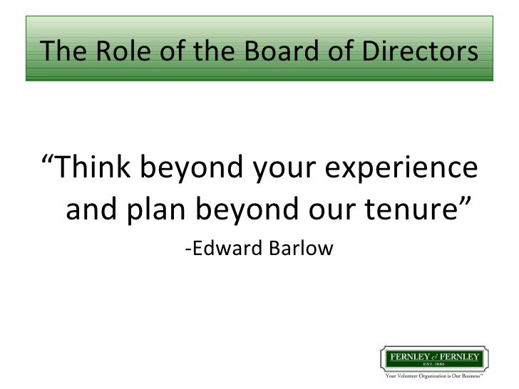 Best practices in board governance