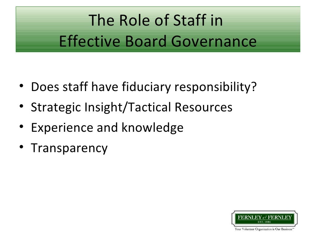 Best practices in board governance