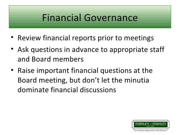 Best practices in board governance
