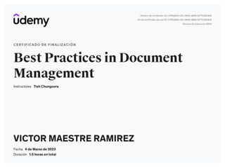 Best Practices in Document Management | PPT