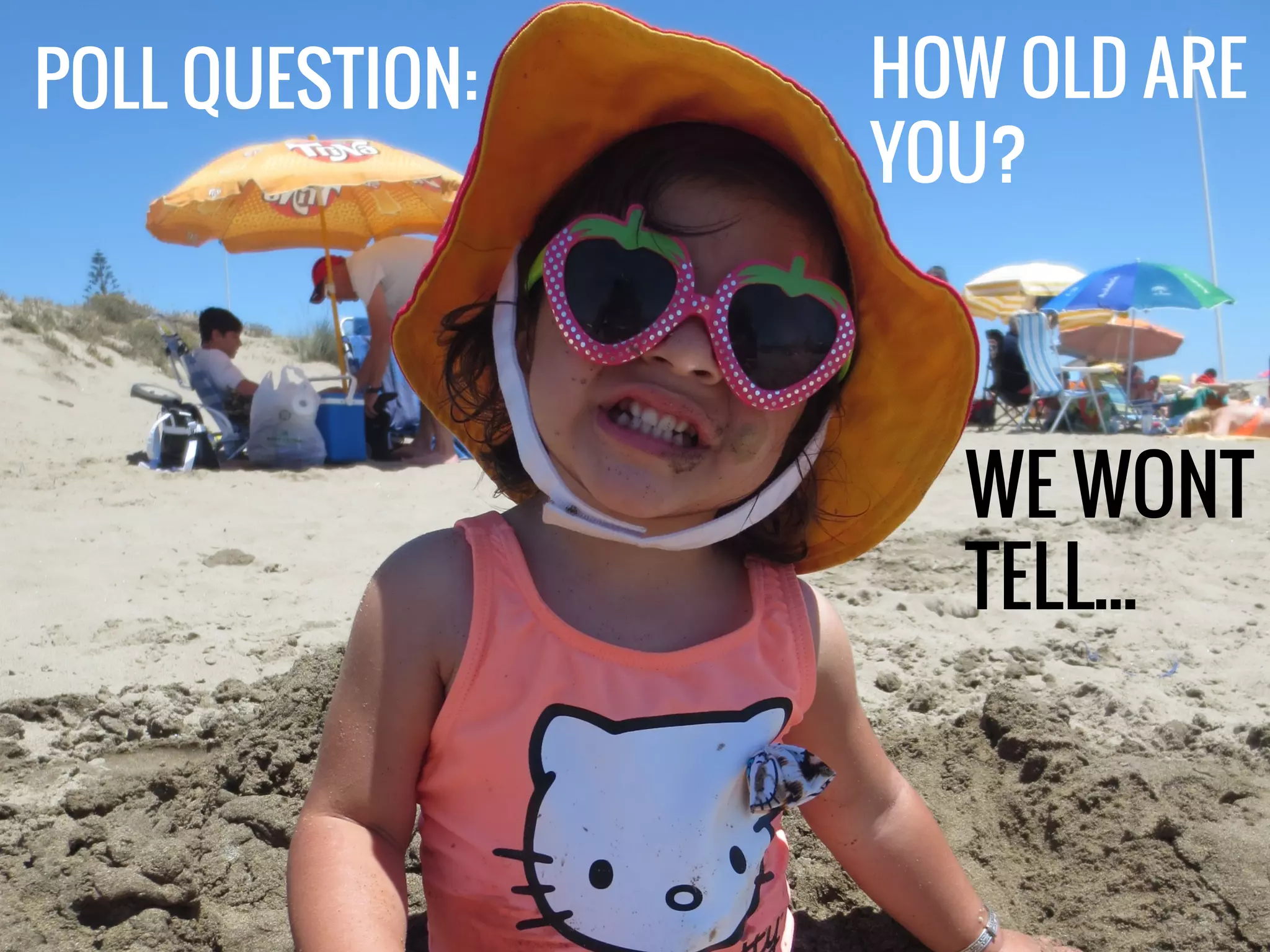WE WONT
TELL...
HOW OLD ARE
YOU?
POLL QUESTION:
 