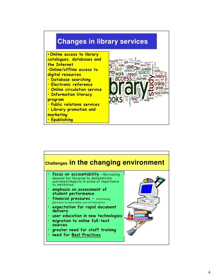 Best practices in library services