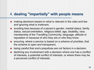 Impartially Best practices in public service for kenya | PPTX