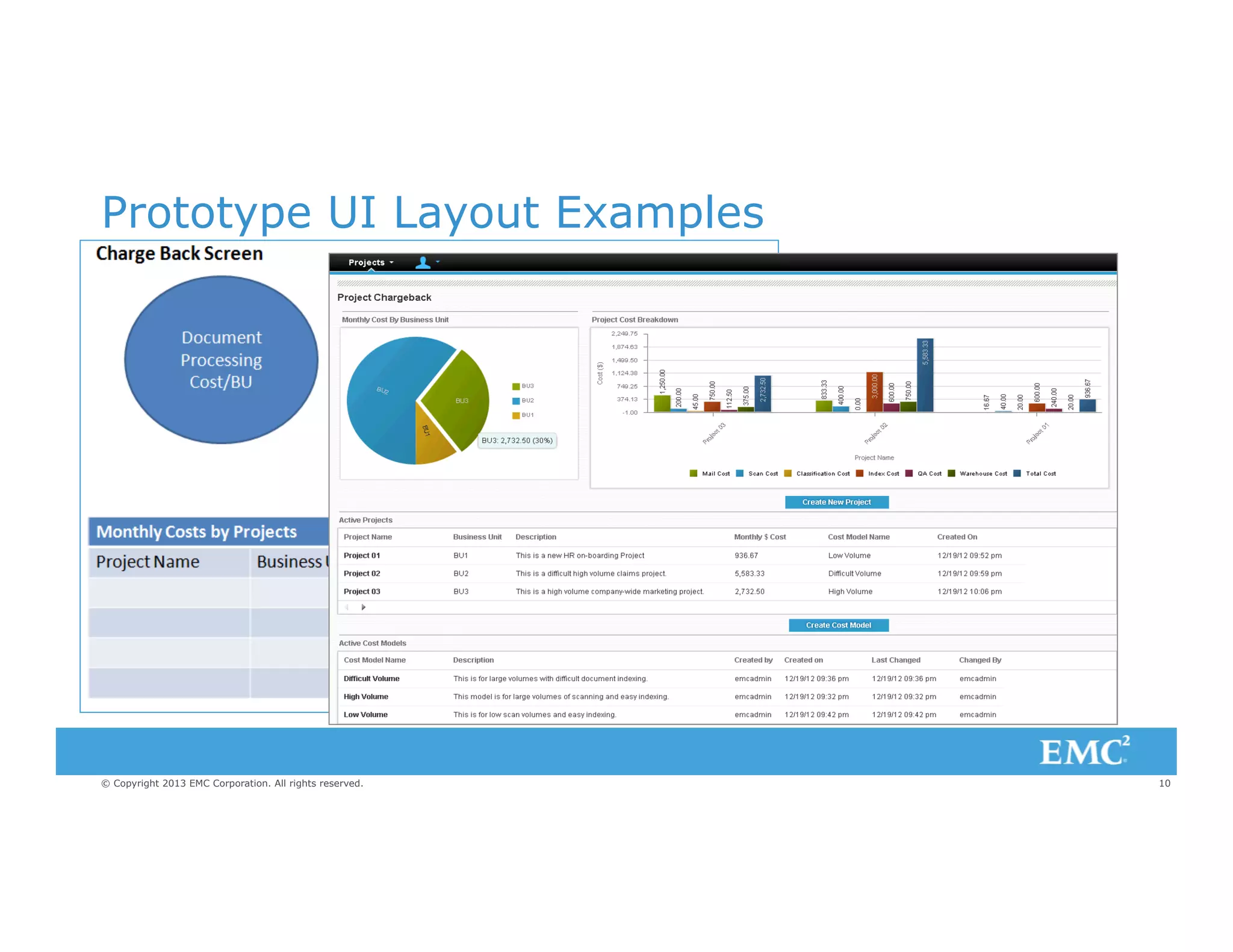 Prototype UI Layout Examples

© Copyright 2013 EMC Corporation. All rights reserved.

10

 