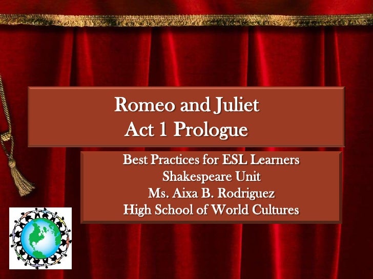 Best Practices Romeo And Juliet Prologue