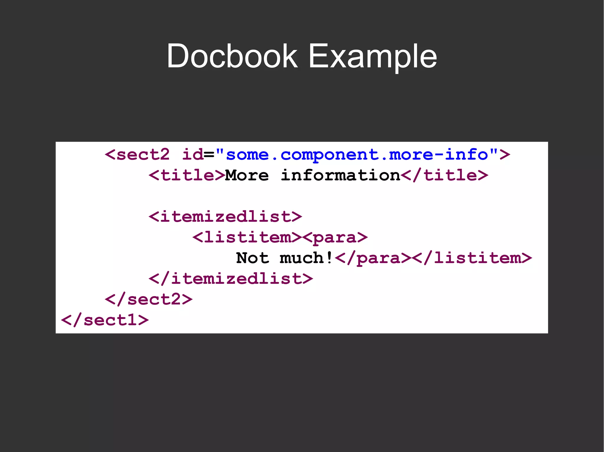 Ancillary goal: Consistency in naming 