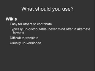 …   which de-centralizes who is responsible for the code 